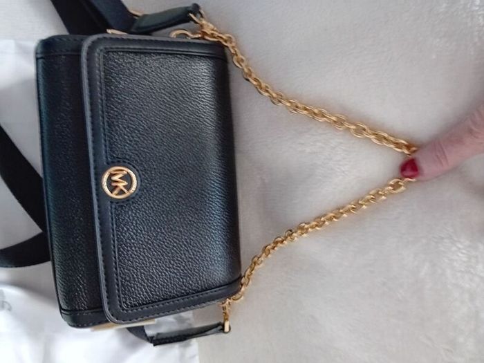 Michael Kors Freya small convertible Pebbled Leather Crossbody Bag - Black - BNWT RRP 250