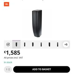 Full Pro Audio System - JBL Column Speakers + Crown Amp