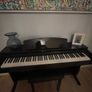Digital Piano with stool & headphones Image 3