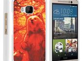HTC One M9 - Personalised Hard photo custom case - Black, White or Transparent