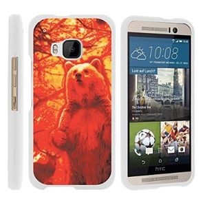 HTC One M9 - Personalised Hard photo custom case - Black, White or Transparent