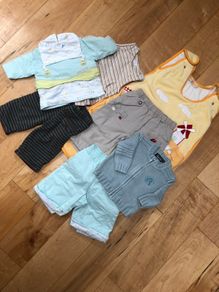 Baby bundle neutral French designer Sucre dorge