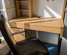 IKEA Micke workstation with chair