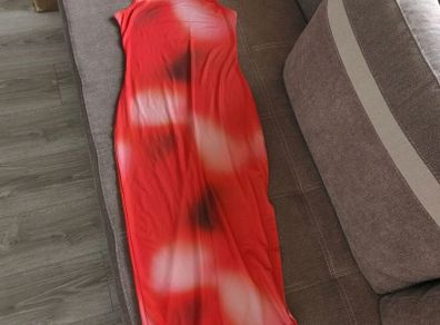 Brand new Red tie dye summer dress size 10