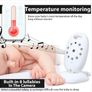 Wireless Digital Video Baby Monitor Night Vision Two Way Audio Image 3