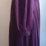 Lorensa Evening Dress Full Length Ball Gown Long Sleeves Lined Purple Size UK12 CAN POST Image 2