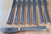Ernesto stainless steel butter knives X 8