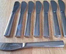 Ernesto stainless steel butter knives X 8