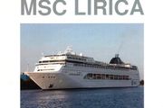 2012 Heligoland (Archipelago in Germany) Stamp welcoming MSC Lirica cruise ship on A4 page with Heligoland cancel tying 10c Brandenburg stamp