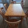 Pine dining table Image 3
