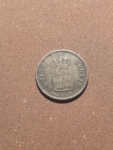 Rare 1856 Silver 1 Kreuzer