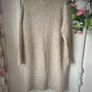jumper long jumper freesize beige turtle neck curved front Image 4