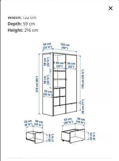 IKEA Warderobe
