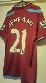 Rare 2010 West Ham Home Jersey Valon Behrami Edition Size S