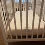 White cot and changer Image 2