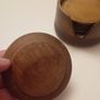 mid century teak coasters Image 5