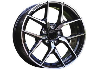 19" Coupe Type Black Alloy Wheels Audi Seat Skoda Mercedes VW 5x112