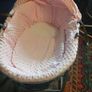 Pink moses basket Image 4