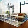 Hanging Room Divider,10 Pieces Wood-Plastic 5mm Thick Screen Panel for Living Room and Beding Room MULTIPLE DESIGNS AVAILABLE, SEE PHOTOS (FREE POSTAGE) Image 2