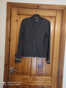 French designer cashmere mix cardigan