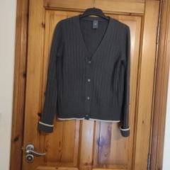 French designer cashmere mix cardigan