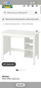 ikea desk brusali