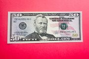 United States  (usa )   50 Dollars   2017  Ulysses  S Grant Letter (  B 2 )   NEW  YORK   ( Uncirculated ) .