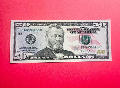 United States  (usa )   50 Dollars   2017  Ulysses  S Grant Letter (  B 2 )   NEW  YORK   ( Uncirculated ) .