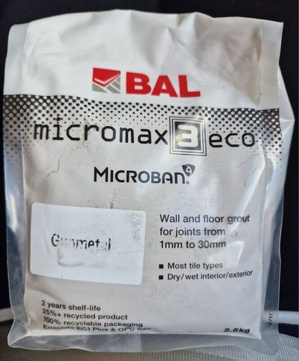 micromax3 eco grout gunmetal