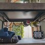 Drinks Trolley with Removable Serving Tray and Wine Rack Image 4