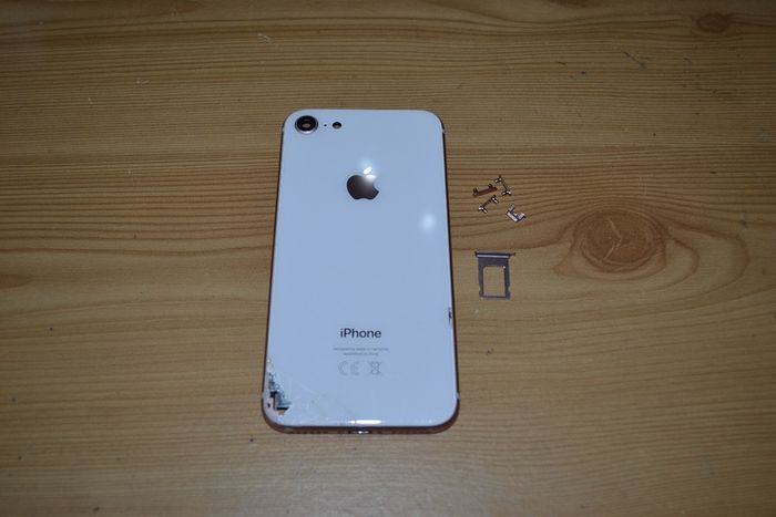 Apple iPhone 8 Housing Metal Frame, Chassis Bottom Cover