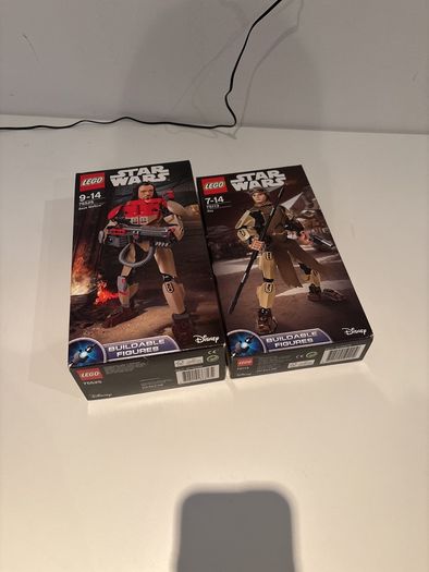 lego Star Wars 2 Buildables rey and baze Malbus