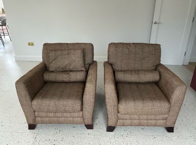 Two armchairs