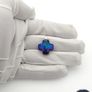 Vintage 925 Sterling Silver Blue Aurora Borelis Cross Pendant Image 8