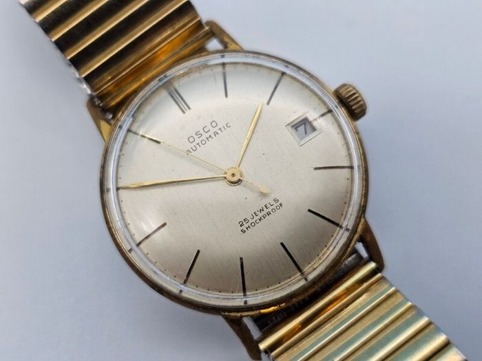 Vintage 1950s Osco 25 Jewels Automatic German made Watch
