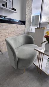 salon furniture  2-seater couch  1 matching accent chair