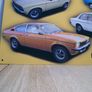 Opel Kadett C classic car tin metal sign Image 2