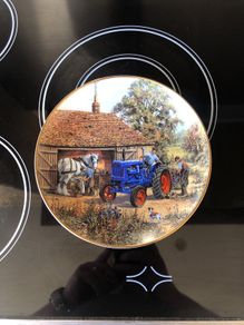 Danbury Mint Collectable Plate "Ford Tractors"
