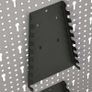 Wall-mounted Peg Boards 4 pcs 40x58 cm Steel Image 3
