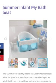 Baby bath seat