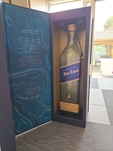 Johnny Walker blue bottle