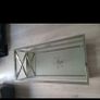 glass with mirror base coffee table Image 3
