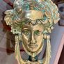 Early 20th Century Brass Athena Door Knocker Image 10