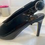 ladies black shoes size 6/39 Image 3