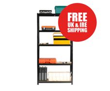 Budget Garage Shelving | Boltless Black
