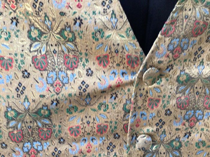 Silk Brocade Waistcoat Size 12