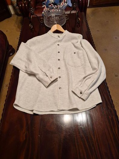 Fr Grandfather  Collar  Shirt