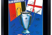 Liverpool FC 1978 European Cup Final Signed Framed Programme Printed Poster (A3)