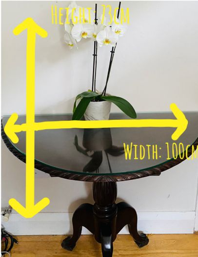 Antique console table