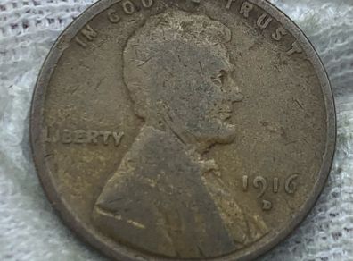 USA 1916 D penny better date